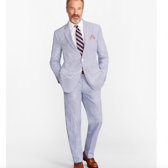Brooks Brothers Other - Haspel Madison Fit Stripe Seersucker Suit